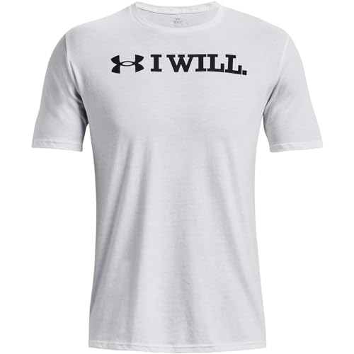 T-shirt Under Armour I Will Short Sleeve homme sport running noir taille L