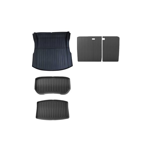Tapis de coffre imperméable Tesla Model 3 2024-2026 avec dossier de siège
