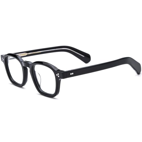 Image of HEPIDEM Acetate Glasses Frame Men Women Square Eyeglasses Optical Spectacles MZEPH