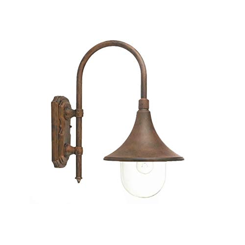 Sovil Lampara E27 wandlamp van aluminium voor buiten, roest