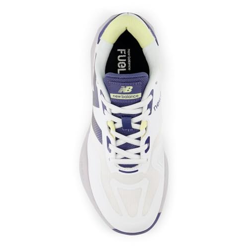 New Balance New Balance Women's FuelCell 796 V4 Tennis Shoe, White/Dream State/Parchment, 12 XW