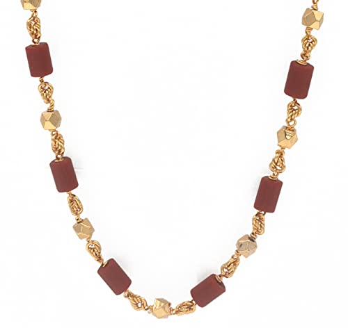 Image of Radha's Creations jewellery GSB mangalorean chain for women one gram gold