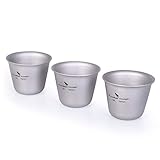 Boundless Voyage 15ml チタンミニウイスキーカップ ショットグラス（3Pセット）Ti1595B