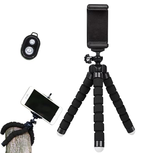 Soporte para trípode para teléfono Celular, trípode Flexible para teléfonos celulares,Soporte para trípode para cámara Digital pequeña - Trípode de teléfono Flexible para vlogging, Viajes y Selfies