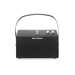 Ricatech RTT80 Tourne-disque Vintage noir - Les Beatles, Paul McCartney, John Lennon, RIngo Starr, George Harrison Ricatech RTT80 Tourne-disque Vintage noir – Image 2