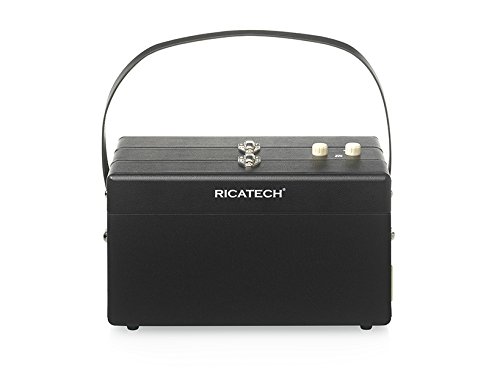 Ricatech RTT80 Tourne-disque Vintage noir - Les Beatles, Paul McCartney, John Lennon, RIngo Starr, George Harrison Ricatech RTT80 Tourne-disque Vintage noir – Image 3