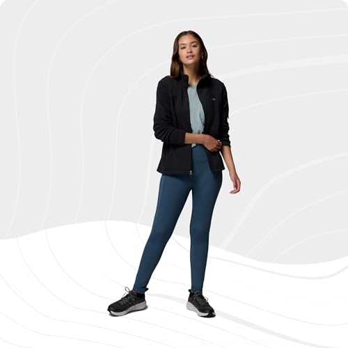 Columbia Damen Fast Trek Ii Jacket Fleecejacke Mit Durchgehendem Reißverschluss, Schwarz, S EU