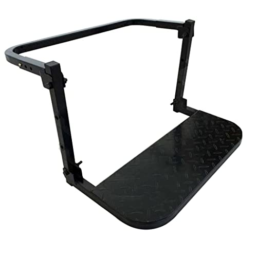 Marchepied de roue pliable idéal pour installer un coffre de toit de SUV