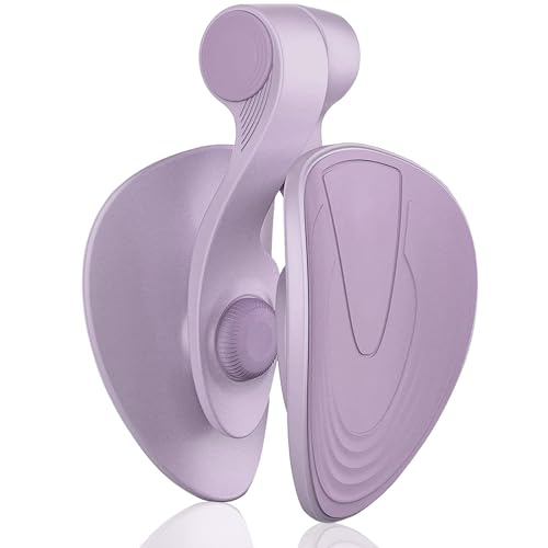 LeapBeast Entrenador de Cadera, Entrenador de Músculos del Piso Pélvico, Ejercitador Interno del Muslo para Piernas y Glúteos, Perder Peso, Yoga (Fuerza 7KG, Viola)