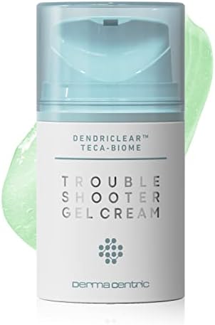 DERMACENTRIC Trouble Shooter Gel Cream (1.69 fl oz) | Ultra Barrier Repair Cream Gel Face Moisturizer | Centella Asiatica & Hyaluronic Acid Moisturizer Skin Barrier Repair Facial Skin Care Products