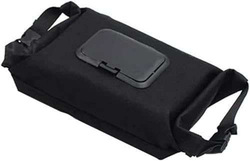 TTBD ティッシュケース 吊り下げ ウェットティッシュホルダー ウェットティッシュカバー 2way 壁掛け 横置き アウトドア用 車用 収納バッグ 多機能 アウトドア キャンプ おしゃれ かわいい 防水加工 洗える (ブラック)