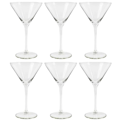 Acan Tradineur - Pack de 6 Copas - Modelo Degustacion - Capacidad: 260 ml - Ideal para Cocteles - Aptas para lavavajillas - Tamaño Aprox: Ø 10 x 18 cm