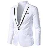 Ce blazer slim fit pour homme, confectionné en 100% polyester, assure un confort léger, une sensation de douceur et une respirabilité optimale, idéal pour les affaires, le bureau et les occasions décontractées du quotidien.