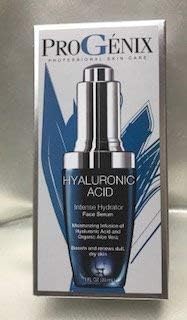 PROGENIX HYALURONIC ACID INTENSE HYDRATOR FACE SERUM. 1 FL OZ