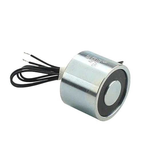 KOKYLEZN Small 12V Electromagnet Solenoid 25N Magnetic Coil Magnetic Force 2.5kg Lifting Solenoid 24v Solenoid(24V)