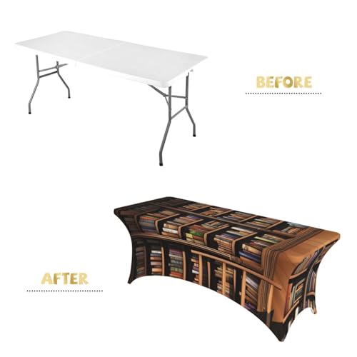 Nappe de table 1,8m en élasthanne extensible rectangulaire lavable