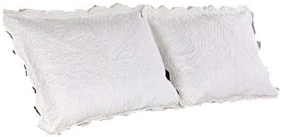white quilted pillow cases