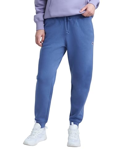 Outfits for Women Over 50: Fashion Tips That Make You Feel Like Yourself Again 17 Champion Women's Powerblend Joggers,Oversized Fit,Midweight Fleece, Coastal Fjord - C Logo, Medium