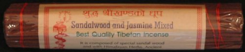 BUDDHAFIGUREN Varitas de incienso budista tibetano - Sándalo y...