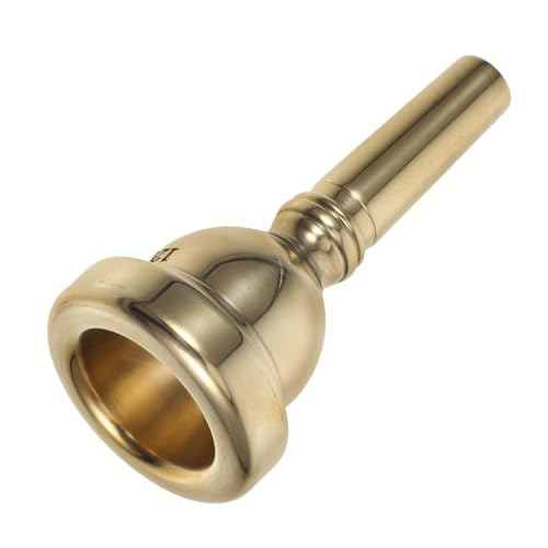 CIMAXIC Alto Trombone Silver Horn Mouthpiece Metal Trumpet-shaped Music Mouthpiece Trombone Accessories