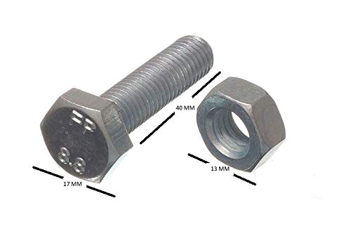 Vis hexagonales M10 40 mm zinguées pour vos fixations solides de structures extérieures - 2