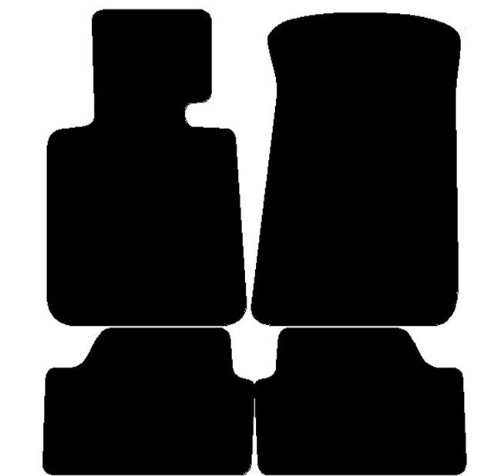 Tappeti Neri per auto, set completo di Tappetini