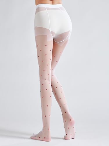 Image of Sahabowi Women Tights, Sheer High Waist Pantyhose, Vintage Control Top Stockings, Siwa9