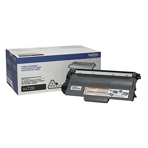 Brother Printer TN720 Toner Cartridge Black - Thumbnail 2