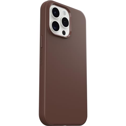 Image of OtterBox iPhone 15 Pro MAX (Only) Symmetry Series Case - Chocolate BAR (Brown), Snaps to MagSafe, Ultra-Sleek, Raised Edges Protect Camera & Screen