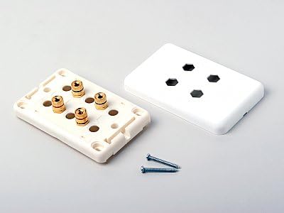 Atlona High-quality Wall Plate for 2 Speakers