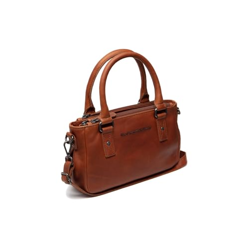 Sac à main Fenja sac à épaule bandoulière en cuir cognac brun