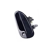 TNVYRFS Manija de puerta de coche para Accord 2.0 2.3 3.0 Sedan 4 puertas 2002-1998 manija exterior de puerta delantera izquierda negra