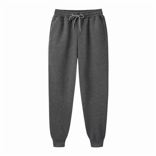 Men's Casual Sports Pants Running Jogging Warm Fleece Trousers Couple Solid Outdoors Streetwear Sweatpants3