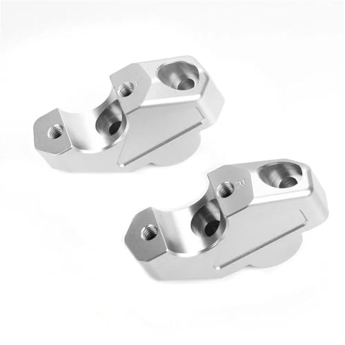 Espaciador de manillar ajustable para moto Voge 900 DSX con soporte plata