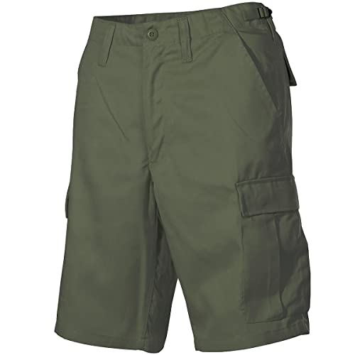 MFH Uomo US BDU Bermuda Pantaloncini Oliva Taglia M
