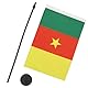 AZ FLAG - Tischflagge Kamerun - 21x14 cm - Kamerunische Tischfahne 14 x 21 Cm - Flaggen