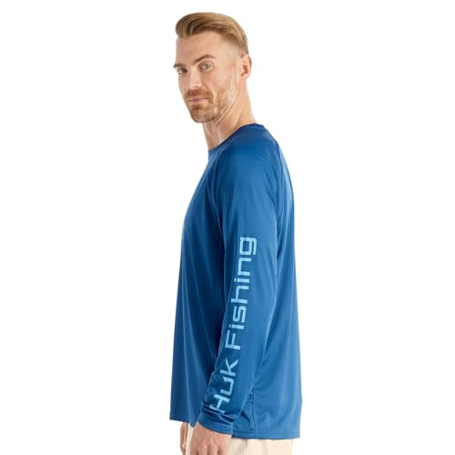 Image of HUK Men's Pursuit Vented Long Sleeve Fishing Shirt (+30 UPF)