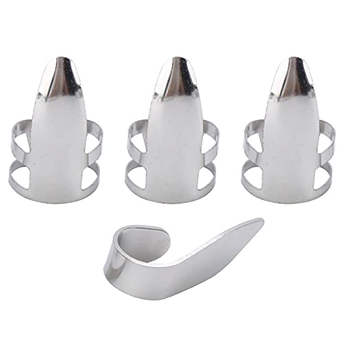 médiators pour banjo Finger Picks 3Pcs Index Finger 1Pc Thumb Metal Guitar Remplacer les accessoires avec boîte de… - Les Beatles, Paul McCartney, John Lennon, RIngo Starr, George Harrison médiators pour banjo Finger Picks 3Pcs Index Finger 1Pc Thumb Metal Guitar Remplacer les accessoires avec boîte de…