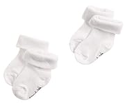 Noppies Unisex Baby U 2pck Beef Socken, Weiß, 6-12 Monate EU