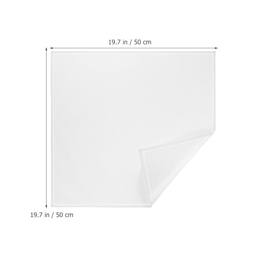 Set de 5 Servilletas de Tela Blancas para Mesa miniatura 5
