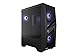 msi Mag Forge 101M Mid-Tower - Case PC Gaming (3 x 120 mm RGB + 1 x 120 mm RGB Ventole Incluse, Pannello Vetro Templato, ATX, MATX, Mini-ITX, Nero
