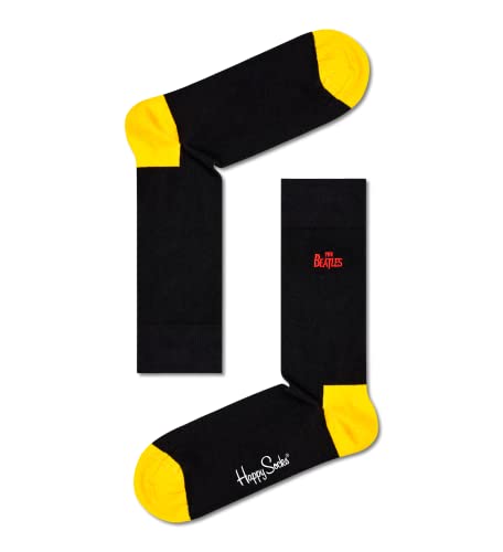 Happy Socks colorful and fun Socks, The Beatles 4-Pack Gift Set Size 9-112