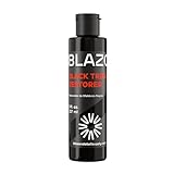 BLAZON Black Trim Restorer – Dye-Infused Plastic Restorer for Faded Exterior Trim, Deep Black Finish, Scratch Correction, Long-Lasting Durability & UV Protection - 8 oz