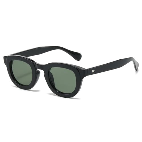 Lunettes de soleil ovales UV400 tendance pour femme et homme avec verres dégradés vintage