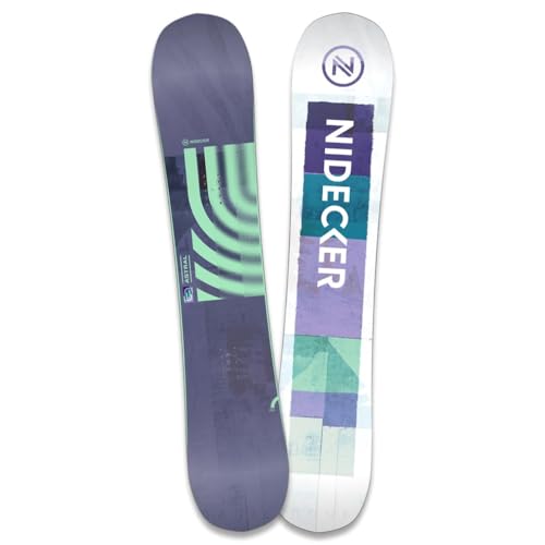 スノーボード 板 レディース 単品 NIDECKER ナイデッカー ASTRAL 2026 スノボー 初心者 ハイブリッド キャンバー ボード ブランド 白 紫 パープル お洒落 147