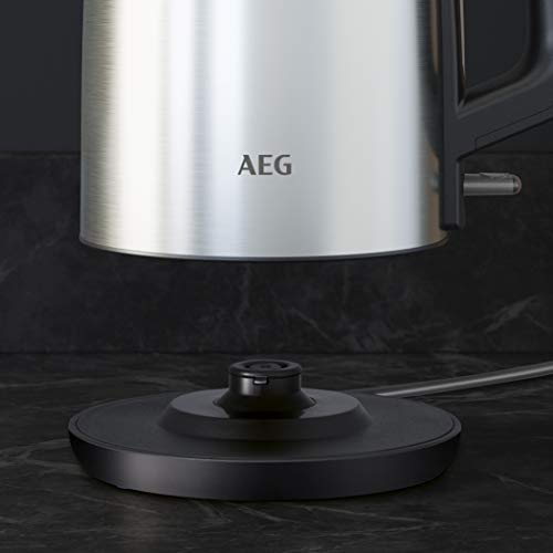 AEG Wasserkocher, 1,7 l Fassungsvermögen, Hochwertige Optik, 3-fache Sicherheitsabschaltung, Wasserstandsanzeige außen… – Ansicht 6