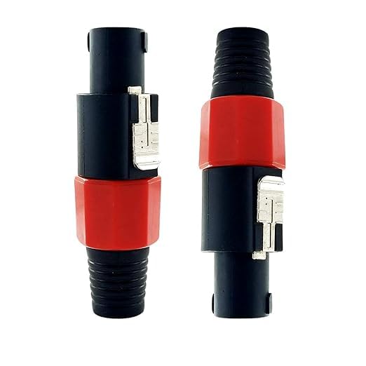 SP Electron 4 Pole Speakon Type Speakon Plug 4 Pin Male + Female Connector For Amplifiers, Pro Audio Systems, Speakers (Pack of 2)-image-35