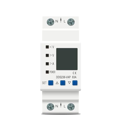 Protecteur de tension rail DIN 63A pour éviter la panne des appareils électroménagers