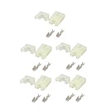 E&K726 ヒューズホルダー ミニ平型ヒューズ用 5個SET 連結可能 自動車 DIY