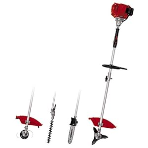 Einhell Benzin-Sense Multitool GC-MM 52 I AS (1,5 KW, max. 9600 U/min, Schnittlänge Sägekette 25,5 cm, Schnittbreite Messer/Faden 25,5 cm/42 cm, Schnittlänge Heckenschere 39,5 cm)